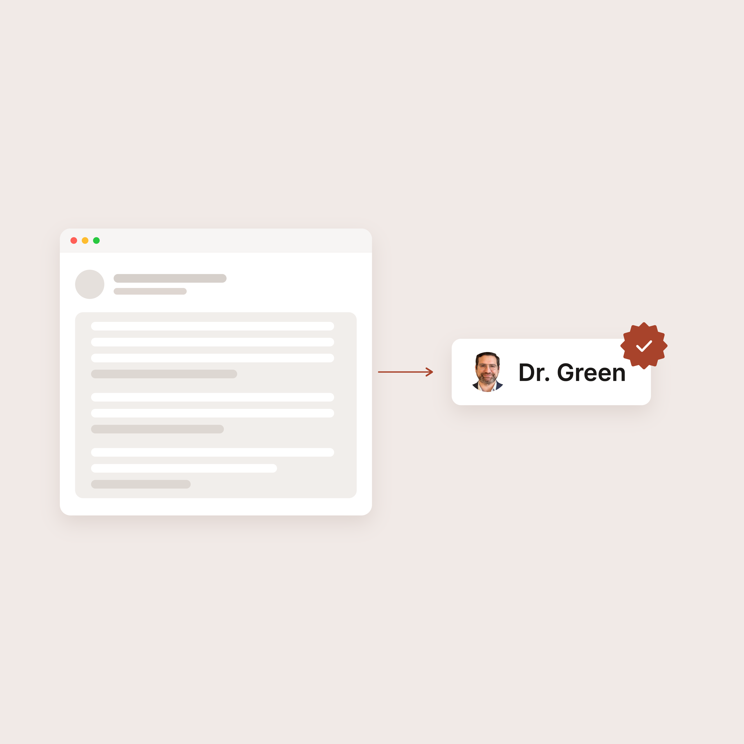 A drafted plan routed to Dr. Green for review and sign-off