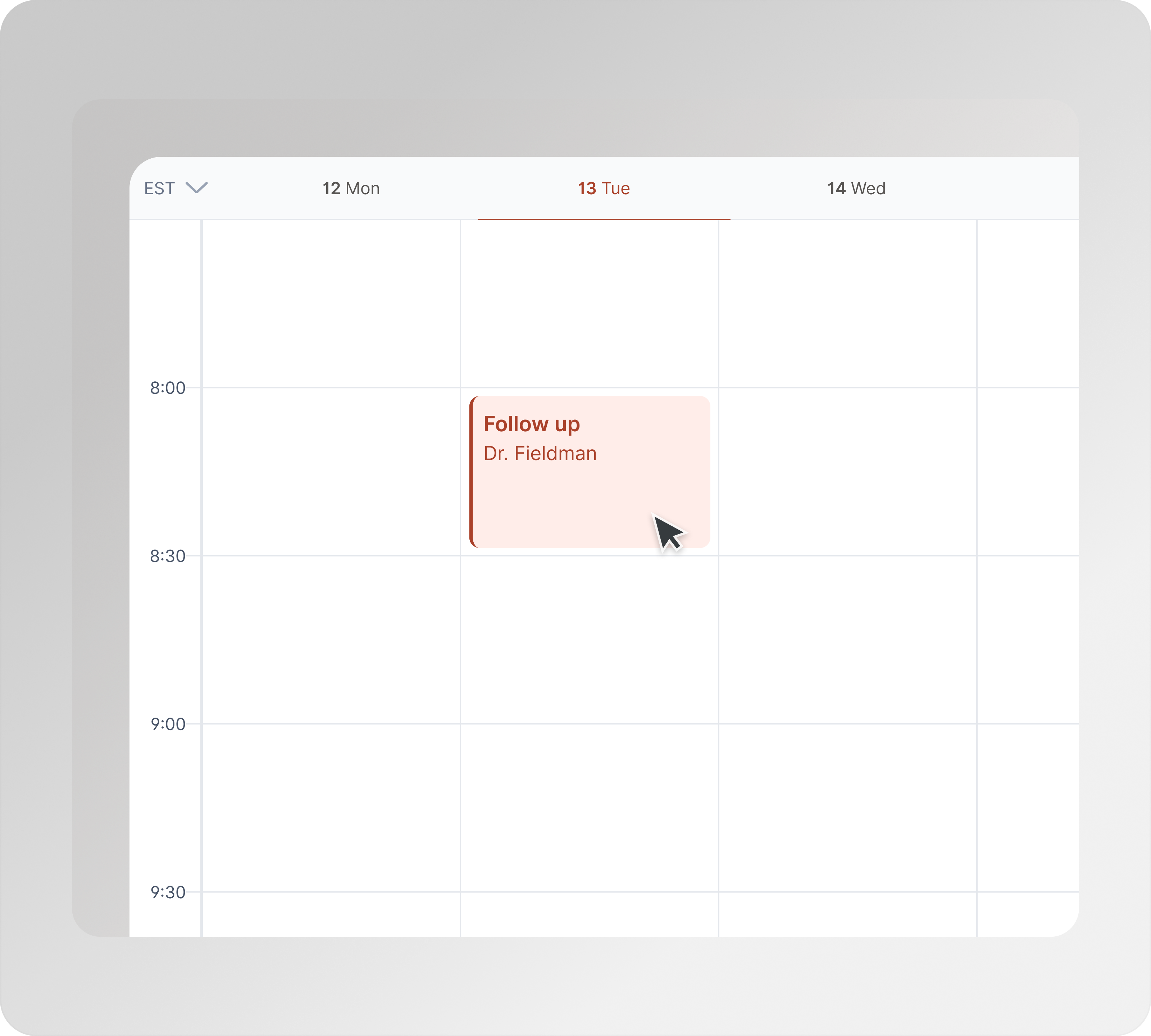 A follow-up appointment booked on the calendar within the same conversation